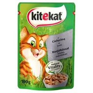 Mokra karma dla kotów - Kitekat Cielęcina W Sosie Saszetka 100G - miniaturka - grafika 1
