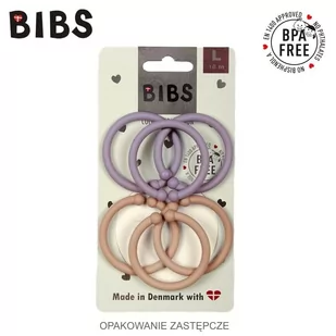 BIBS LOOPS 6-PACK - PEACH & HEATHER - Śliniaki i fartuszki - miniaturka - grafika 1