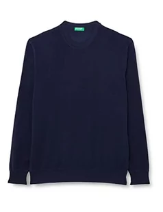 United Colors of Benetton sweter męski, Ciemnoniebieski 616, S - Swetry męskie - miniaturka - grafika 1
