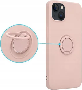 OEM Etui Silicon Ring do Iphone 11 różowy - Etui i futerały do telefonów - miniaturka - grafika 1
