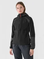 Kurtki damskie - Damska kurtka skiturowa Primaloft Active 4F 4FWAW24TTJAF688 - czarna - miniaturka - grafika 1