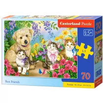Castorland Puzzle 70 elementów. Najlepsi przyjaciele - Puzzle - miniaturka - grafika 1