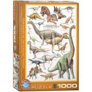 Puzzle - Eurographics Puzzle 1000 elementów Dinozaury w okresie Jurajskim - miniaturka - grafika 1