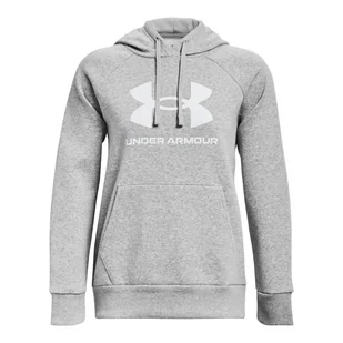 Damska Bluza UNDER ARMOUR UA RIVAL FLEECE BIG LOGO HDY 1379501-012 – Szary - Bluzy damskie - miniaturka - grafika 1