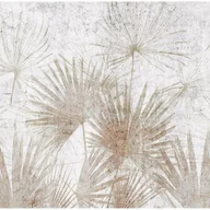 Fototapety - Fototapeta Liście Beton Vintage Retro 250x175 cm Tapeta Do Sypialni Salonu Kuchni Na Flizelinie - miniaturka - grafika 1