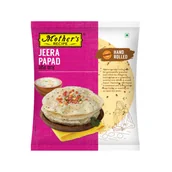 Krakersy - Papad (papadum) z kuminem Mother's Jeera Papad 180gm - chrupiące - miniaturka - grafika 1