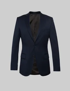 Garnitur męski canelli granatowy slim fit - None - Garnitury - miniaturka - grafika 1