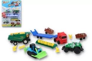 Zestaw aut kombajn traktor tir dla chłopca 0865 - Samochody i pojazdy dla dzieci - miniaturka - grafika 1