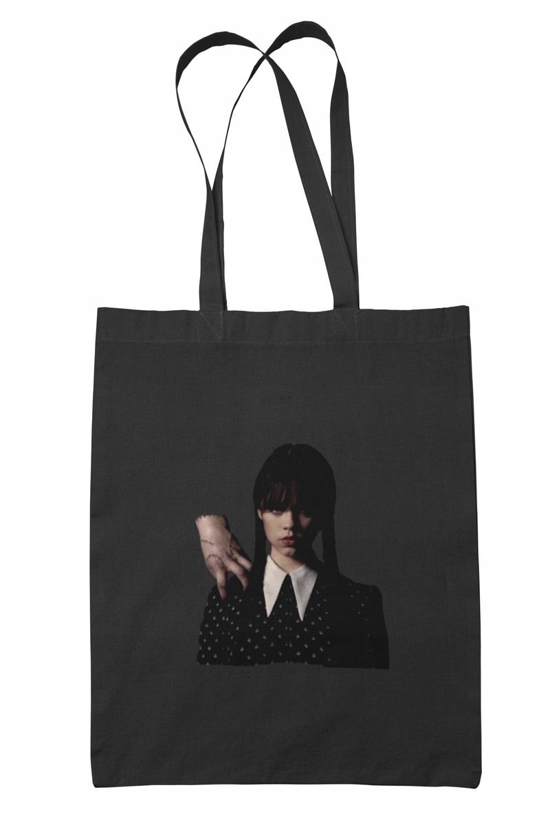 Torba Shopper-Materiał-Na Ramie Rączka Enid Serial