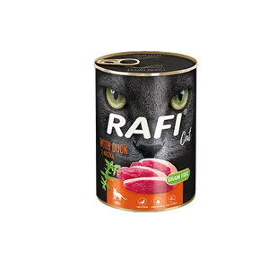 Rafi Cat Adult z kaczką 400g - Mokra karma dla kotów - miniaturka - grafika 1