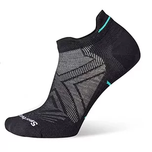 Smartwool Damskie skarpety Run Zero Cushion do kostki, czarne, średnie, czarny, M - Skarpetki damskie - miniaturka - grafika 1
