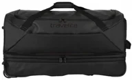 Torby podróżne - Torba Podróżna na kółkach Travelite BASICS 70cm Czarna poszerzana - miniaturka - grafika 1