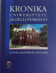 Kronika Uniwersytetu Jagiellońskiego za rok akademicki 2005/2006 - Historia świata - miniaturka - grafika 1
