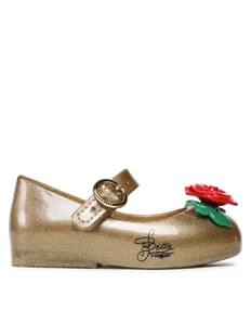 Melissa Baleriny Mini Melissa Sweet Love+Disney 33447 Złoty - Buty dla chłopców - miniaturka - grafika 1