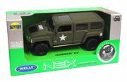 Samochody i pojazdy dla dzieci - WELLY 1:34 Hummer H3 - wojskowy - miniaturka - grafika 1