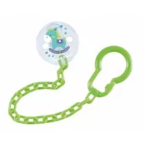 Canpol Babies Łańcuszek do smoczka Toys zielony - Akcesoria do smoczków - miniaturka - grafika 1