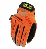 Rękawiczki rowerowe - Rękawice Mechanix HiViz MPact HIVIZ ORANGE - miniaturka - grafika 1