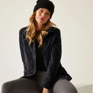 Bluzy sportowe damskie - Regatta Polar damski rozsuwany Mayse Czarny, Rozmiar: 48 - miniaturka - grafika 1