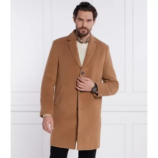 Tommy Hilfiger Wełniany płaszcz DC WOOL MIX - Płaszcze męskie - miniaturka - grafika 1