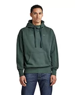Bluzy męskie - G-STAR RAW Męska bluza z kapturem Garment Dyed Oversized Sweater Hooded Sweatshirt, zielona (laub gd D249-D549), L - miniaturka - grafika 1