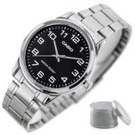 Zegarki męskie - Klasyczny Zegarek Męski Casio MTP-V001D-1B Pudełko - miniaturka - grafika 1