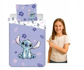 Pościel dla dzieci - Pościel Do Przedszkola 160X200 Lilo I Stitch Bawełniana Dwustronna Dziecka - miniaturka - grafika 1