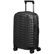 Walizki - Walizka podróżna Samsonite Proxis Spinner 55 EXP Width Kolor: czarny - miniaturka - grafika 1