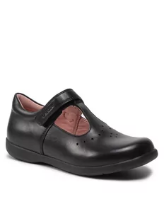 Geox Półbuty J Naimara G. B J16FHB 00043 C9999 S Czarny - Buty dla dziewczynek - miniaturka - grafika 1