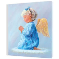 Ikony i obrazy sakralne - Obraz religijny na płótnie Anioł Stróż - miniaturka - grafika 1