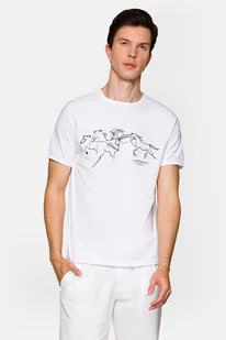 Lancerto, Koszulka męska Alfred, Biały, rozm. M - Koszulki męskie - miniaturka - grafika 1