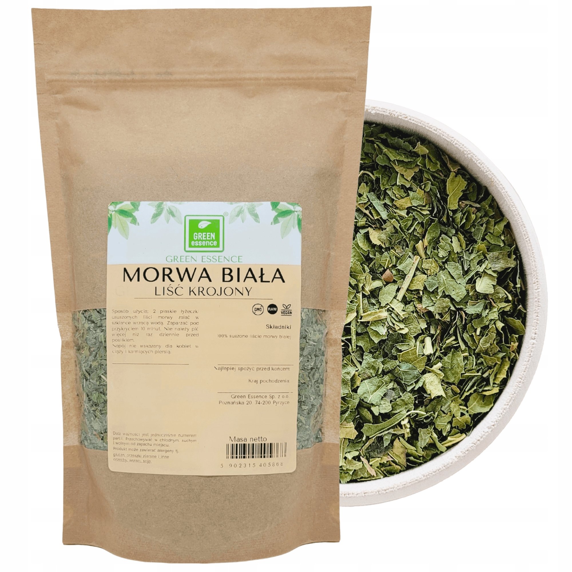 Morwa Biała liście 250g suszony liść morwy białej herbata herbatka morwy