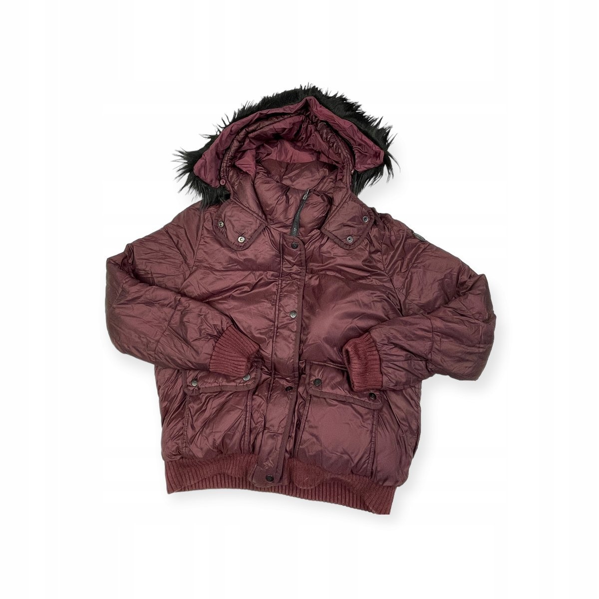 Zimowa kurtka damska z kapturem Abercrombie & Fitch L