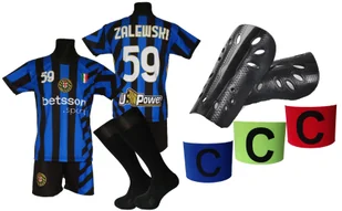 ZALEWSKI strój piłkarski dla dzieci INTER + dodatki - Piłka nożna - miniaturka - grafika 1