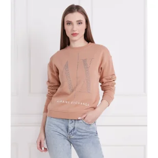 Armani Exchange Bluza | Regular Fit - Bluzy damskie - miniaturka - grafika 1