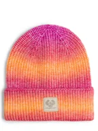Czapki damskie - Ragwear Damska czapka z dzianiny - Spectrra Kobiety Sztuczne włókno pomarańczowy marmurkowy, ONE SIZE - miniaturka - grafika 1