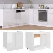 Szafki kuchenne - Szafka kuchenna VIDAXL, biała, 80x46x81,5 cm - miniaturka - grafika 1