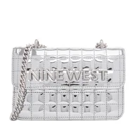 Torebki damskie - Torebka Nine West EO-Glamercy-Grace-LX10060 Srebrny - miniaturka - grafika 1
