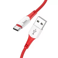 Kable USB - Hoco Kabel Usb Do Usb-C 3a Ferry X70 Czerwony - miniaturka - grafika 1