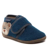 Buty dla chłopców - Kapcie Naturino Carillon 0014000627.01.0C01 Granatowy - miniaturka - grafika 1