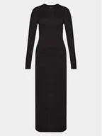 Sukienki - Brave Soul Sukienka codzienna LDRJ-149ALEX Czarny Regular Fit - miniaturka - grafika 1