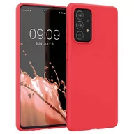 Etui i futerały do telefonów - Silicone Case elastyczne silikonowe etui pokrowiec Samsung Galaxy A22 4G czerwony - miniaturka - grafika 1