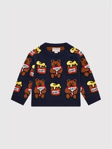 Guess Sweter H1YT01 Z2S40 Granatowy Regular Fit - Swetry dla chłopców - miniaturka - grafika 1
