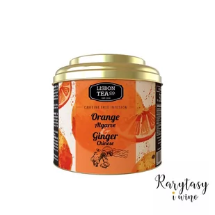Portugalski Napar Owocowo-Ziołowy Pomarańcza Z Algarve Z Imbirem Z Chin "Infusao Sem Teina Laranja Do Algavre Gengibre Da China" Lisbon Tea Co. - Herbata Portugalski Napar Owocowo-Ziołowy Pomarańcza Z Algarve Z Imbirem Z Chin "Infusao Sem Teina Laranja Do Algavre Gengibre Da China" Lisbon Tea Co. - Herbata - miniaturka - grafika 1