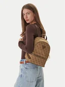 Plecaki - Guess Plecak Follie Travel TWLB96 76032 Beżowy - miniaturka - grafika 1