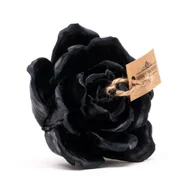 Świece - Świeca z wosku pszczelego kwiat czarny dla Nauczciela - miniaturka - grafika 1
