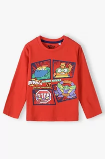 Bluzki dla chłopców - Bluzka dzianinowa Super Zings - czerwona - grafika 1