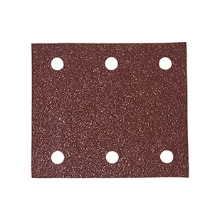 Makita Papier ścierny na rzep 114 x 102 mm (6 otworów) ziarn. 150, 10 szt. P-331 - Materiały ścierne - miniaturka - grafika 1