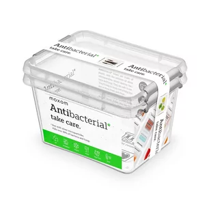 Moxom Komplet Antybakteryjnych na Żywność Leki Pojemników z Mikrosrebrem 1,6L 2 szt 3021 - Pojemniki kuchenne - miniaturka - grafika 2