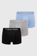 Majtki męskie - Calvin Klein Underwear bokserki 3-pack męskie kolor niebieski - miniaturka - grafika 1