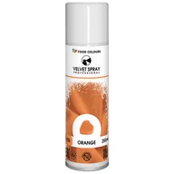 Dodatki do ciast w proszku - Food Colours spray velvet zamsz pomarańczowy 250 ml - miniaturka - grafika 1
